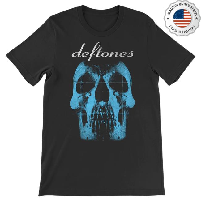 Official Deftones Merch Store Deftones Blue Skull Shirts Deftones Shop