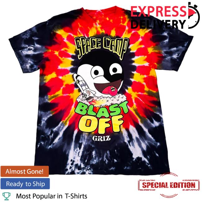 Official Blastofff! Space Camp Lava Dye T Shirt