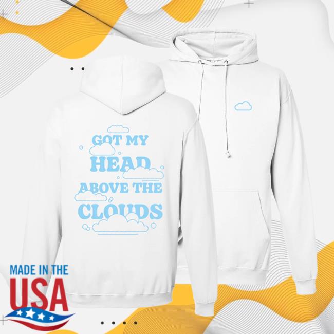 JVKE Clouds White Pullover Hot Hoodie