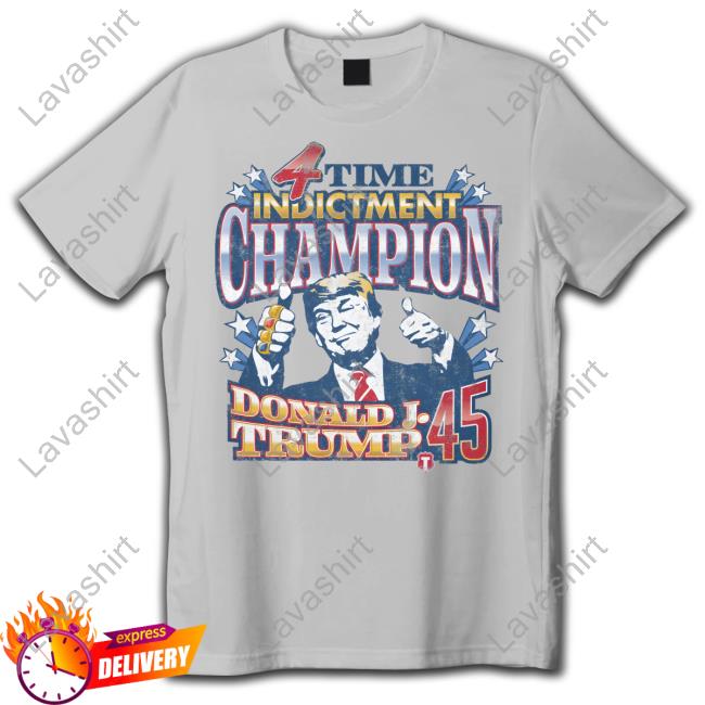 Official The Officer Tatum Store 4 Time Indictment Champion Donald J.Trump 45 Tee