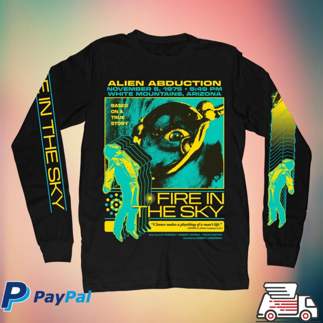 Official Studiohouse Designs Fire In The Sky Long Sleeve Shirt New