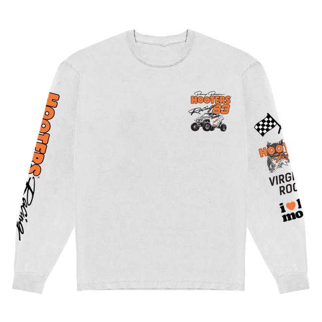 Official Danny Duncan Apparel Clothing Shop Store Rzr Racing White Long Sleeve T-Shirt Dannyduncan Merch