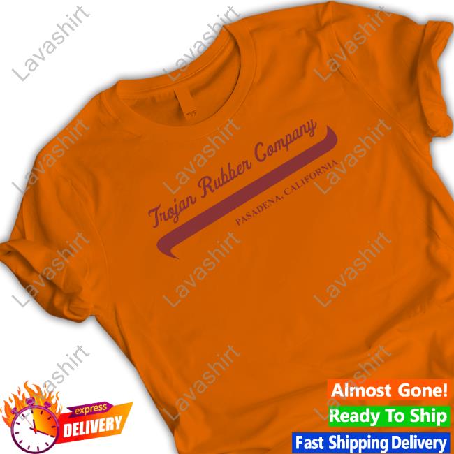 Official Greg Renoff Trojan Rubber Company Pasadena California T Shirt