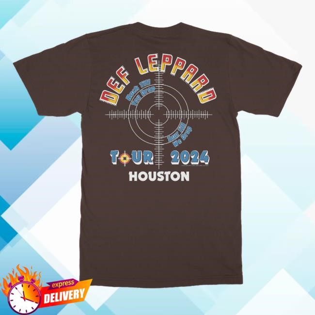 Houston, TX 2024 Tour S/S Tee - Def Leppard Official Store
