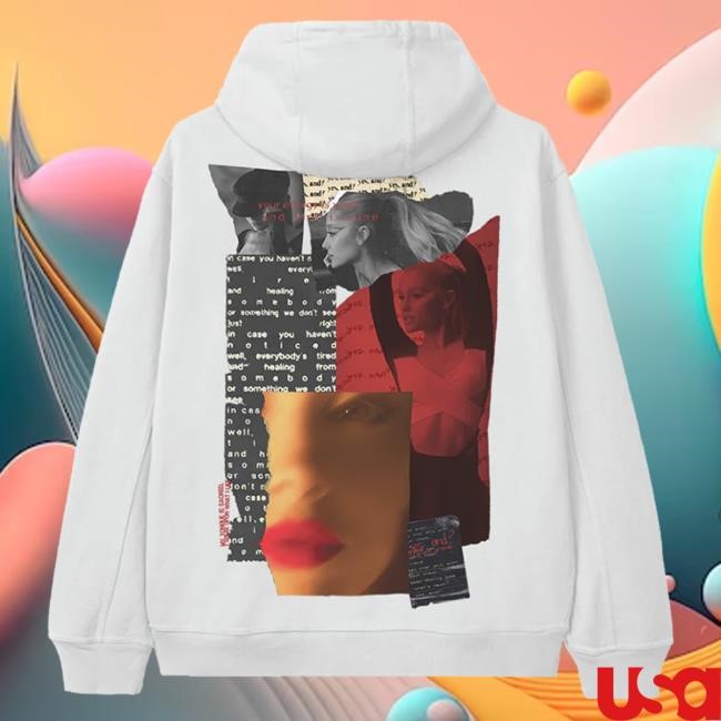 Official Ariana Grande Merch Store Ariana Grande Yes, And? Collage Hoody ArianaGrande