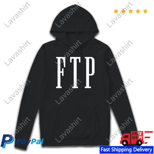 Official Ftp Fisher Black Sweatshirt Fuckthepopulation