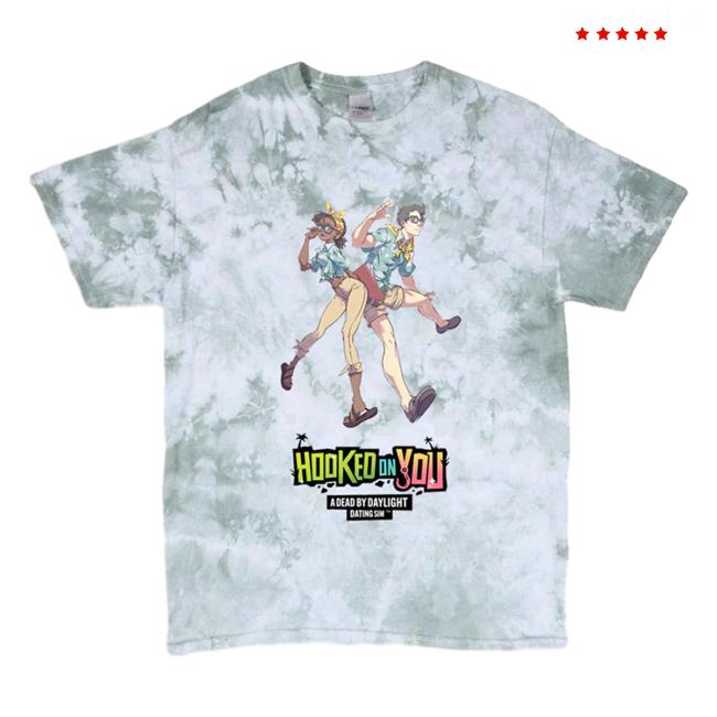 Official Hooked On You Claudette Dwight Tie Dye Tee