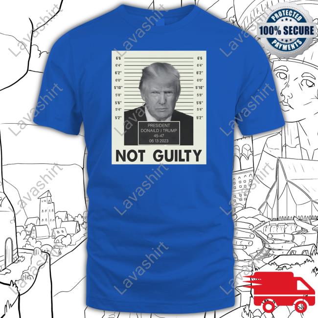 Official Donald Trump President Trump Not Guilty Sweatshirt The Trump Train