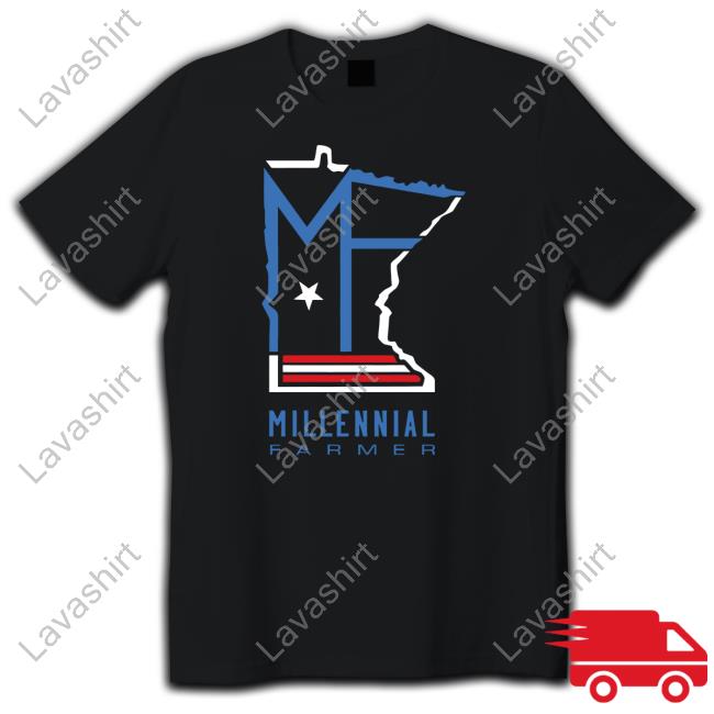 Official Millennial Farmer Merch Millennial Farmer RWB Hoodie
