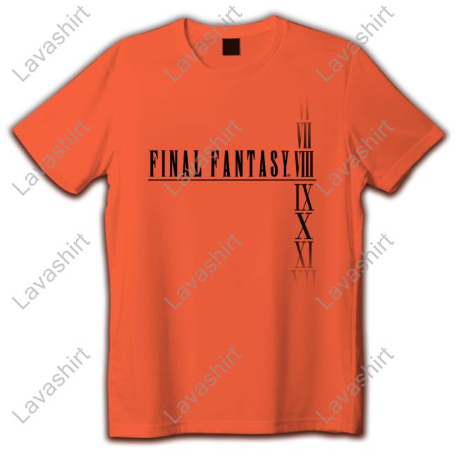 Official Ben Starr Final Fantasy VI VII VIII IX X XI XII Tee Shirt Official Final Fantasy VIII VI VII IX X XI XII T-Shirt