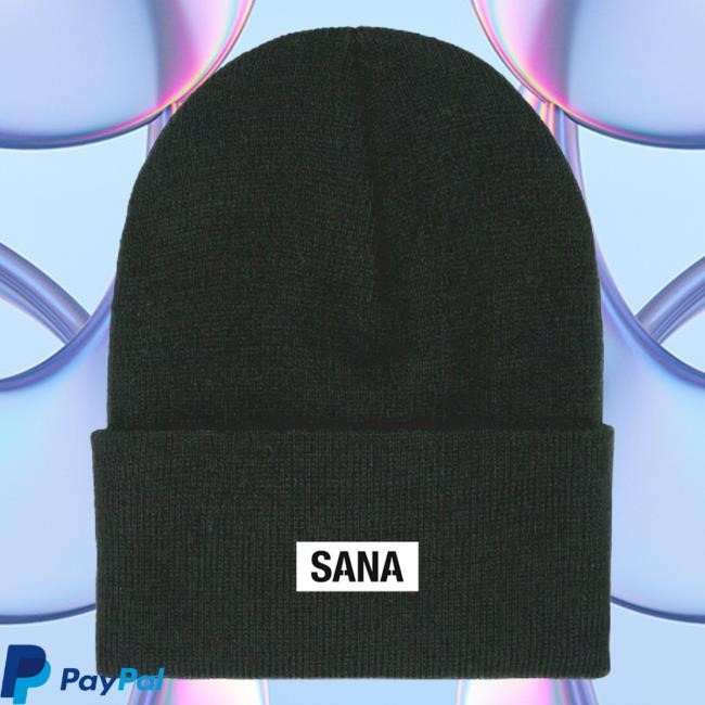 Official Sana Detroit Merch Store Core Beanie- Pink SanaDetroit