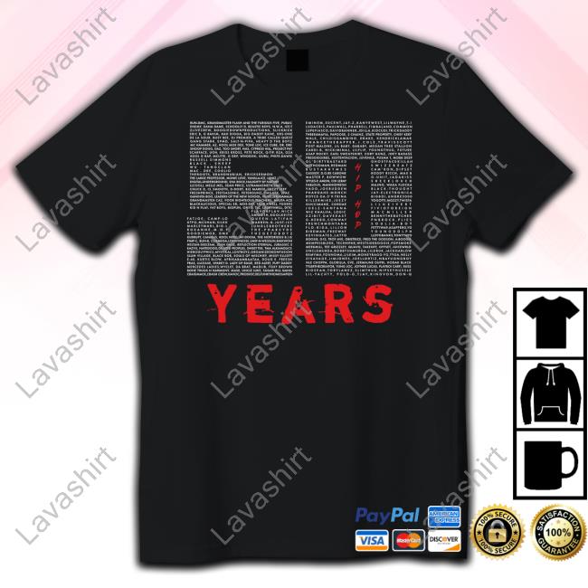 "50 Years" Of Hip Hop Limite Edition T-Shirt