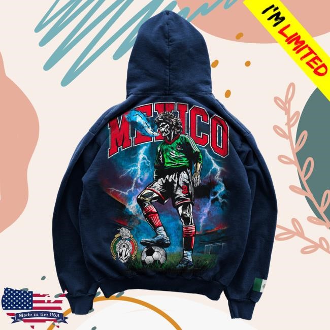 Official Warren Lotas El Mexicano Hoodies - Navy