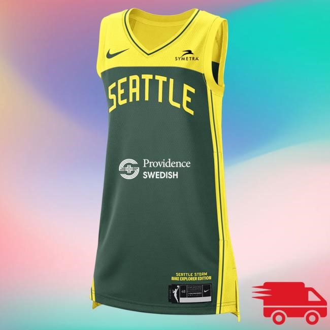 Official Seattle Storm Merch Store Explorer Jersey Diggins-Smith Shirt Seattle Storm Clothing Shop
