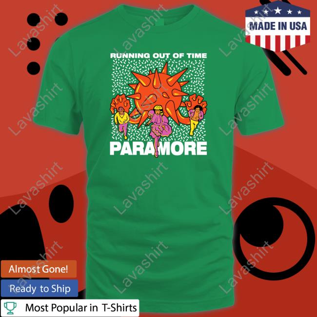 Running Out Of Time Paramore T Shirt