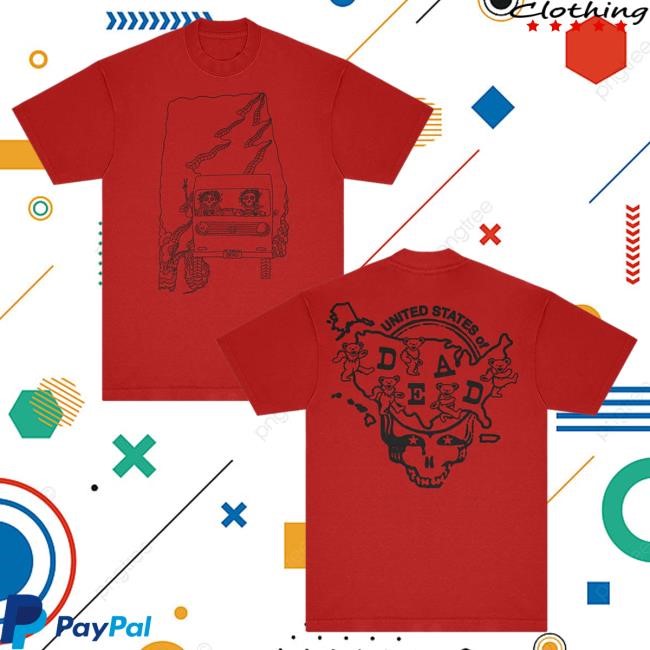 Grateful Dead Alabama United States of Dead Tees | Grateful Dead Merch Store Official