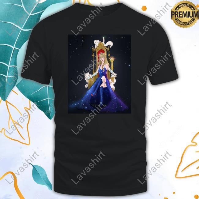 Official Alef Vernon Taylor Swift The Queen Universe T Shirt Happy Birthday Taylor Swift Taylor's Version