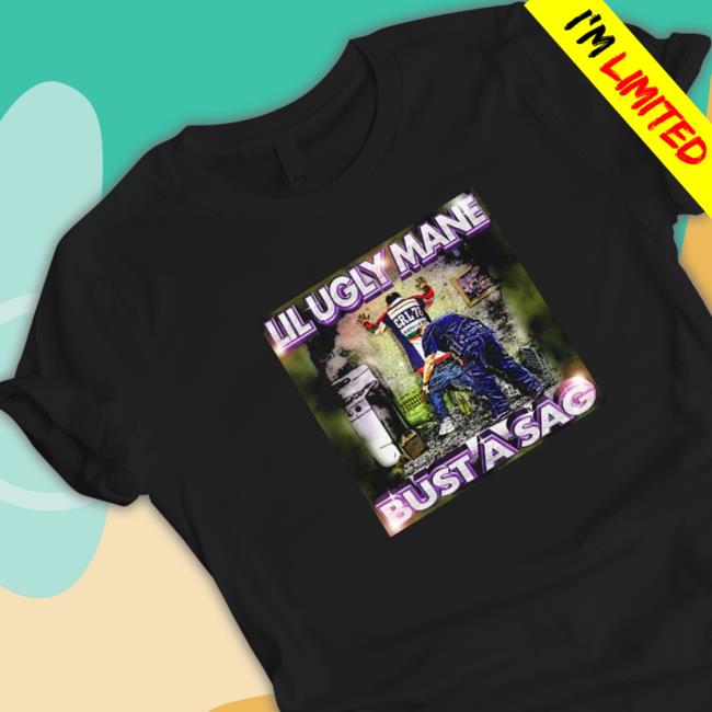 Lil Ugly Mane Bust A Sag Long Sleeve Tee