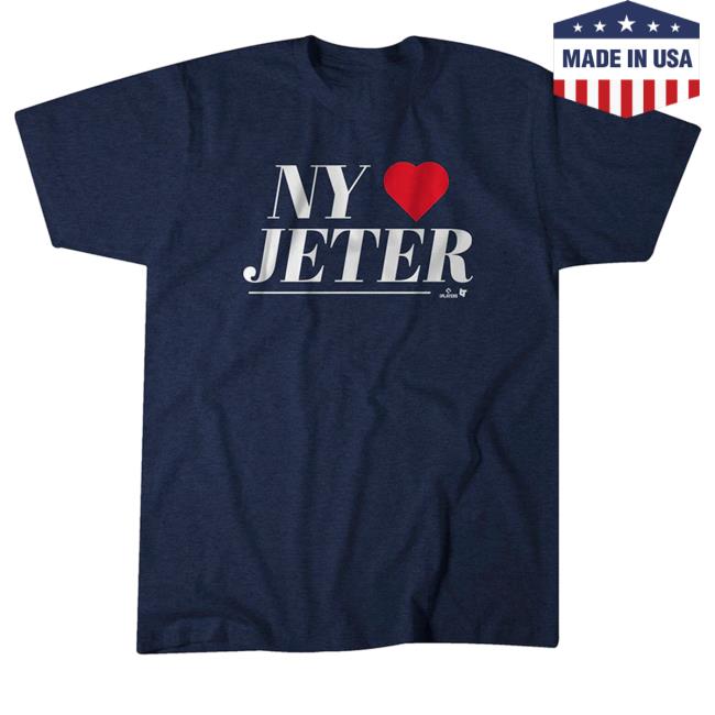 Official Breakingt Merch New York Loves Jeter Tee