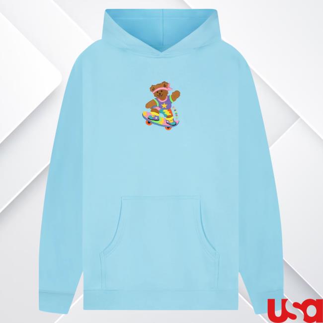 Official Stay Cool Clothing Store Stay Cool Chillbear Attractive Hoodie (Baby Blue) StayCool StaycoolNyc