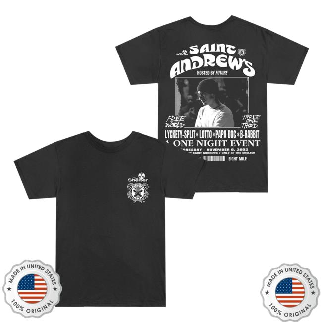 Eminem Merch St. Andrews Event Tee