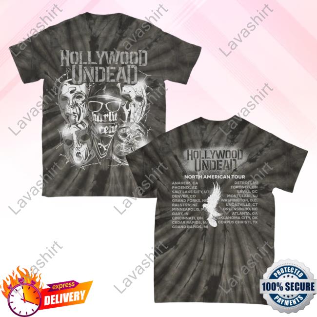 Official Hollywood Undead Metal Mask Tee