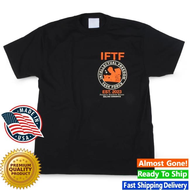 Official Online Ceramics Penguin Random House "Intellectual Freedom Task Force" Black Tee