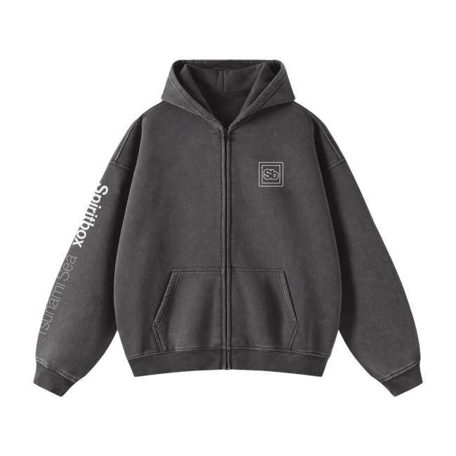 Spiritbox Tsunami Sea Zodiac Black New Hoodie Spiritbox Merch