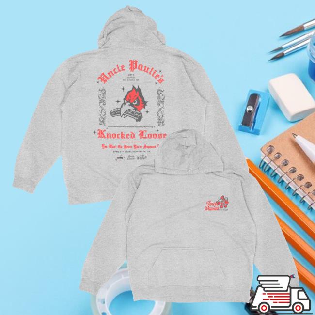 Knocked Loose Merch Store | Uncle Paulie's Essential T Shirt | Knocked Loose/Uncle Paulies Clothing Shop Official Apparel