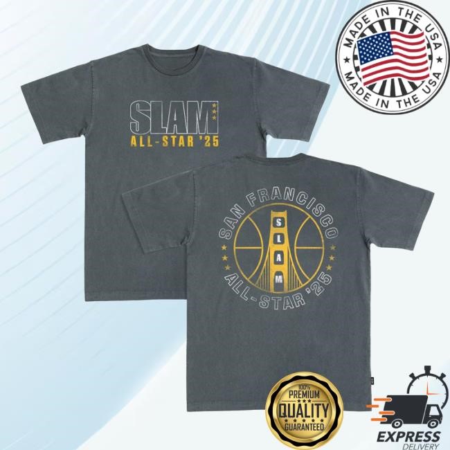 Slamgoods San Francisco All-Star Heavy Tee New T-Shirt