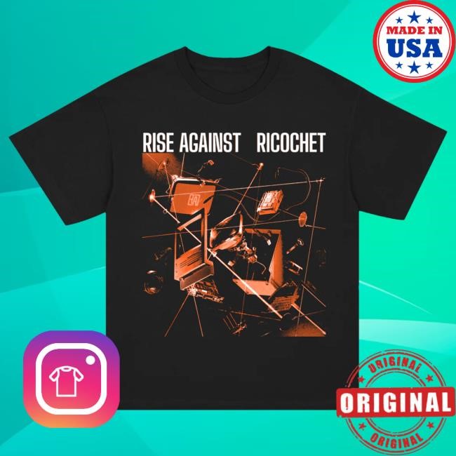 Official Rise Against Ricochet Album Cover Shirt (Black)