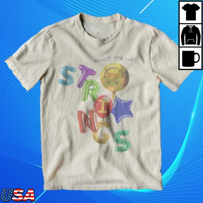 Official Billy Strings Merch Store Shop Billy Strings Imogene + Willie X Billy Strings Balloon T Shirt