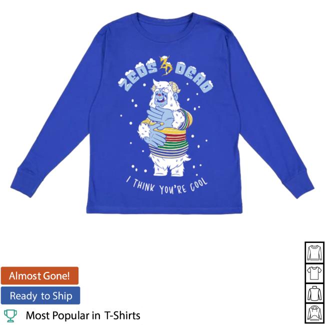Official Zeds Dead Merch Zeds Kidz Yeti Royal Blue Crewneck Sweatshirt