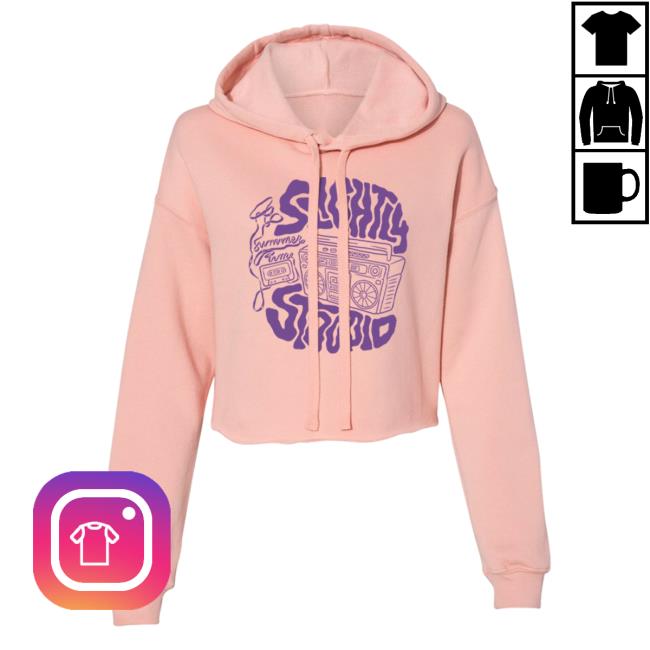 Official Slightly Stoopid Merch Store Shop Slightly Stoopid Cali Vibes Cassette Crop Crew neck Slightlystoopid