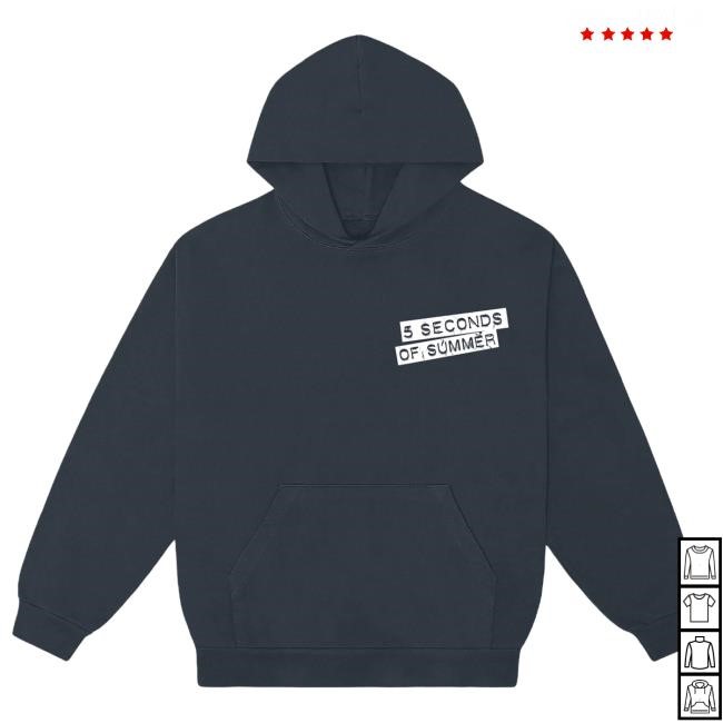 Self-Titled LS Hoodie – Official 5Sos Store
