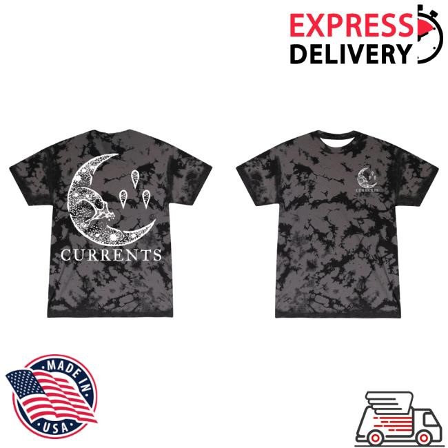 Currents Tie Dye Moon New Shirt | Currents Band Merch