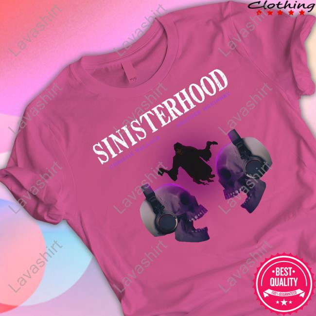 Official Sinisterhood Merch Christie Wallace Heather Mckinney Cover Art Tee