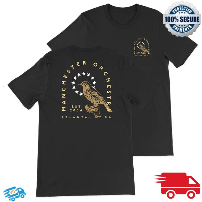 Official Manchester Orchestra Merch Store Black Bird New Shirt