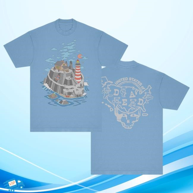 Official Grateful Dead Merch Store Maine United States Of Dead T Shirt | Grateful Dead