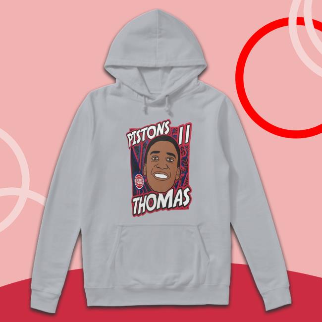 Isiah Thomas Detroit Pistons Mitchell & Ness Youth Hardwood Classics King of the Court Player T Shirt