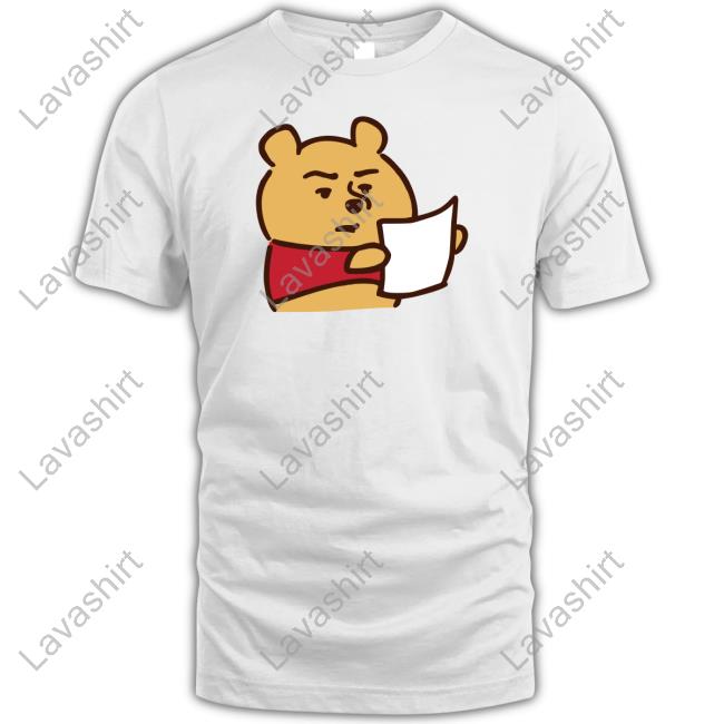 Us Shopping Sos Merch D-Made Kanahei Winnie The Pooh Reading V Neck T Shirt