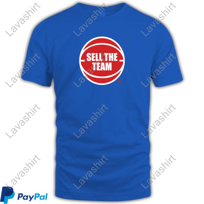 Official Detroit Pistons Athlete Logos Merch Detroit Sell The Team Tee Shirt