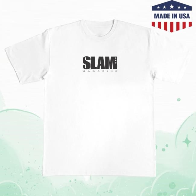 Official Slam Merch Store Shop SLAM Baseline Logo Heavy Attractive Shirt Slam Goods Apparel