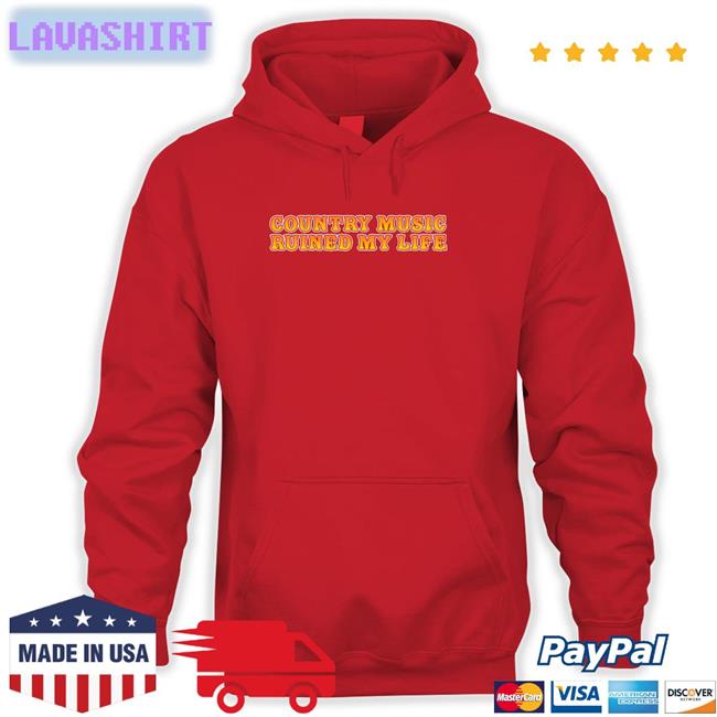 Country Music Ruined My Life Tee Shitheadsteve Shop