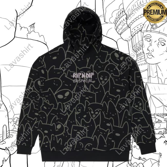 Official Thentwrk Ripndip X Ur Special AOP Sweatshirts 3D All Over Print Black