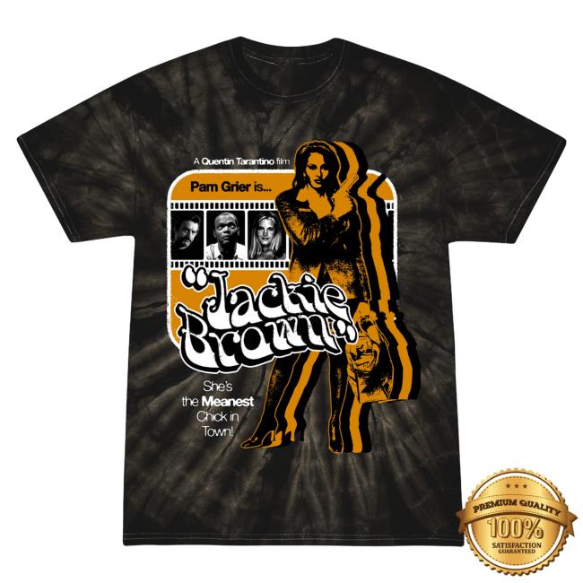 Official Studiohouse Designs Jackie BrownTie Dye Hot Shirt Black