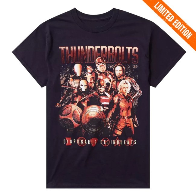 Official Marvel Thunderbolts* Group Lineup New T-Shirt - Marvel