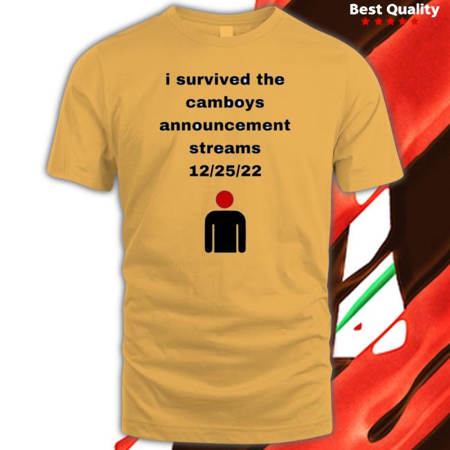 I Survived The Camboys Announcement Streams 12 25 22 Sweater