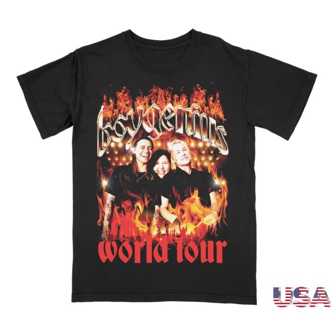 Official Boygenius Merch World Tour Tee