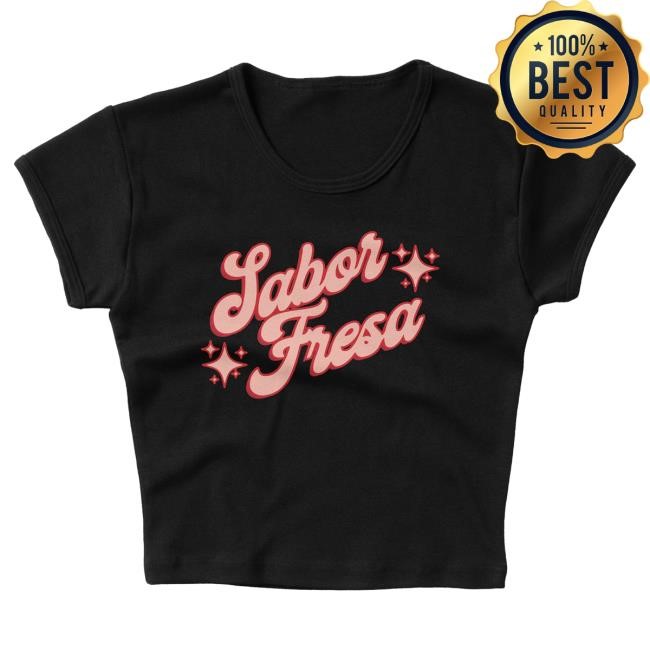 Fuerza Regida Script Fresa - Black Baby Top Shirt | Fuerza Regida Merch Store Official